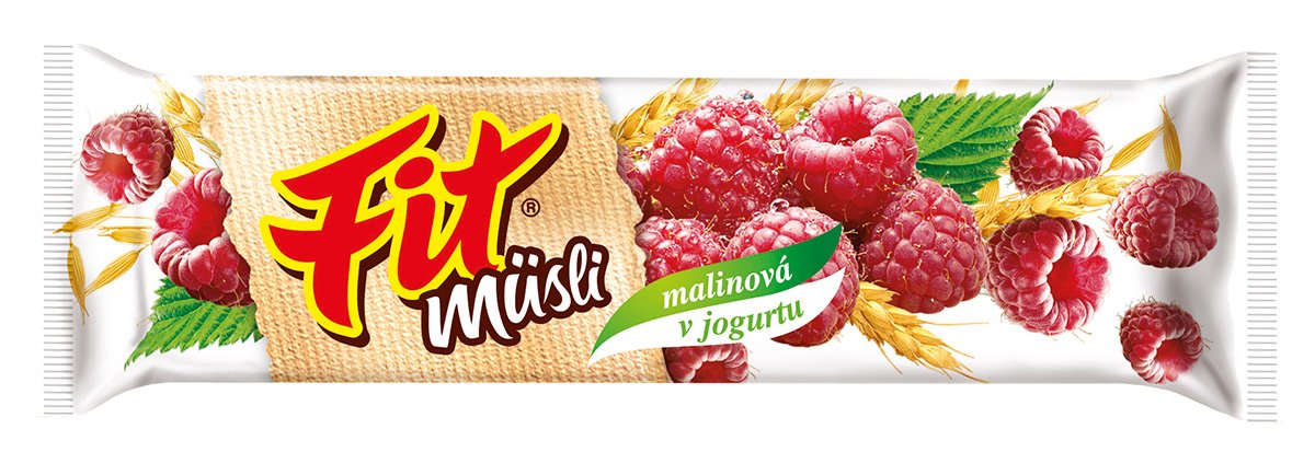 Fit müsli tyčinka Malinová v jogurtu