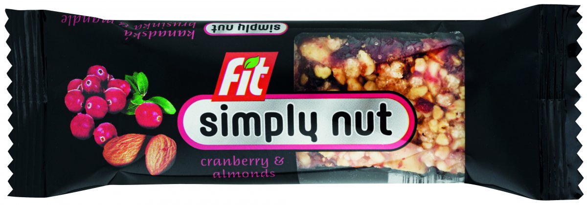 Fit simply nut cranberry & almonds